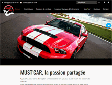 Tablet Screenshot of must-car.fr